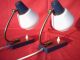 Paar Rockabilly Bedside Lamps,  50 ' Er Jahre,  Tischlampe,  Vintage,  Mid Century 1950-1959 Bild 1