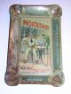 1900 Jugendstil Blech - Werbeascher Mokaine Liqueur 1890-1919, Jugendstil Bild 2