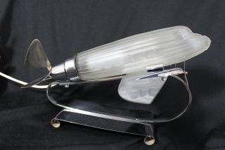 Sarsaparilla Flugzeug Lampe - Tischlampe Im Art Deco Stil Bild