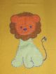 Frottee Kinder Bettwäsche 70er Vintage Teddy Bär Gelb Baby Bedding 70s Lion Vtg. 1970-1979 Bild 2
