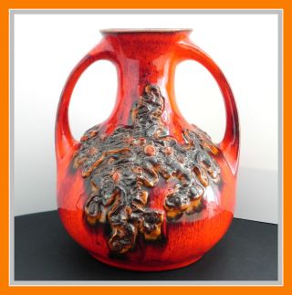 Xxl Bodenvase 700 - 35 Wg Walter Gerhards Fat Lava Wgp Floor Vase Soendgen Keramik Bild