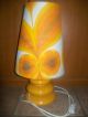 Lampe,  Tischlampe,  Vase,  Blumenvase,  Passend Farbe & Material,  Orange,  70er,  Top 1970-1979 Bild 1