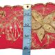 Vintage India Embroidered Sari Border Lace 1yd Ribbon Sewing Craft Magenta Trim 1920-1949, Art Déco Bild 1