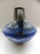 Vase Carstens Atelier Form 200 Blau Gerda Heuckeroth Wgp Ceramic Blue Fat Lava 1960-1969 Bild 4