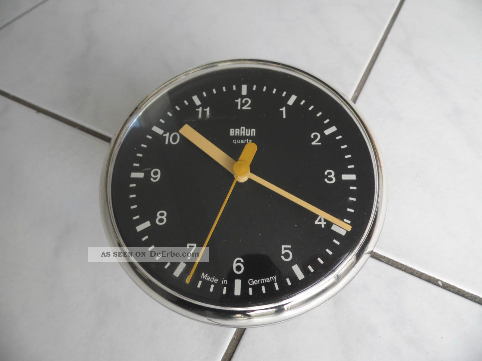 Braun Wanduhr Baduhr Design Lubs Dieter Rams Uhr Domo Clock Typ 4833 1970-1979 Bild