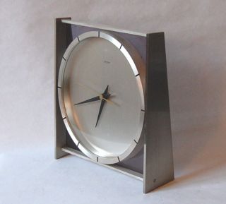Tischuhr Sideboard Uhr Kienzle Automatic Made In Germany 70er Jahre Design Bild