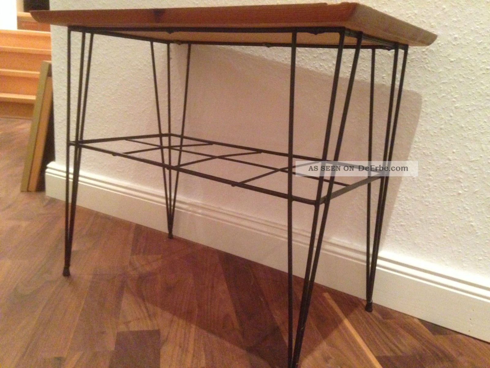 Antiker Tisch Beistelltisch Couchtisch 50er 60er Jahre String