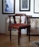 Antiker Schreibtischstuhl Eckstuhl Jugendstil Armlehnstuhl Art Deco Chair Stühle Bild 11