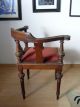 Antiker Schreibtischstuhl Eckstuhl Jugendstil Armlehnstuhl Art Deco Chair Stühle Bild 3
