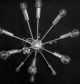 16 - Fach Sputnik Designleuchte Pendelleuchte Lampe Lüster Im Pistillo 70er Stil 1970-1979 Bild 1