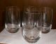 4 Schlichte Kristall Gläser Biergläser/saftgläser H.  11,  5cm - Dm.  5,  7cm,  300ml Kristall Bild 2