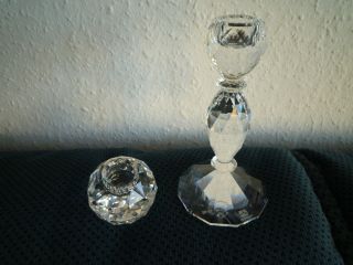 2 Swarovski Kerzenhalter Kerzenständer Leuchter Kristall Bild