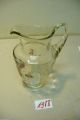 Nr.  1988.  Alter Glaskrug Jugendstil / Alte Wasserkanne Old Glass Water Pitcher Glas & Kristall Bild 1