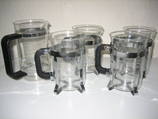 Bodum Teegläser Und Milchkännchen Glas Chrom Bild