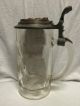 Seltener Bierkrug Kupferdeckel Vor 1900 Glaskrug Kegler 0,  45l Zinndeckel Kegeln Sammlerglas Bild 4