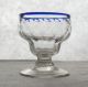 Kleiner Lauensteiner Fußbecher (blaurand) - Referenz Sammlung Friedleben Sammlerglas Bild 6