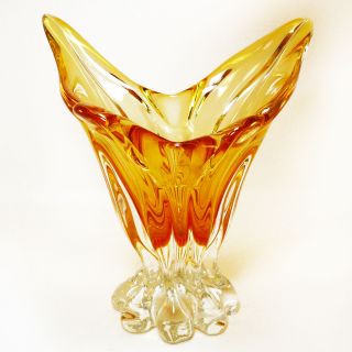 Murano Glas Vase • Sommerso • 2,  1 Kg • Höhe 26 Cm Bild