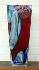 Schwere Bodenvase - Murano - Bunt - 40 Cm Hoch - Überfangglas Dekorglas Bild 1