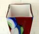 Schwere Bodenvase - Murano - Bunt - 40 Cm Hoch - Überfangglas Dekorglas Bild 4
