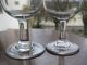 2 Gläser (wein) - Alt (um 1900) - Mundgeblasen - Dickwandig - Frankreich 12/245 Glas & Kristall Bild 1