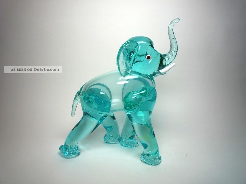 Uranglass Wunderschöne Glasskulptur „elefant“;barovier & Toso,  Murano Um 1930 Glas & Kristall Bild