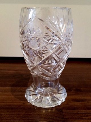 Kristallglas Vase Bild