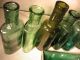 8 Alte Flaschen,  Kolonialwarenladen Um Ca 1900 Glas & Kristall Bild 5
