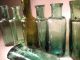 8 Alte Flaschen,  Kolonialwarenladen Um Ca 1900 Glas & Kristall Bild 6