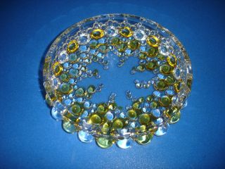 Kristallglas Schale Bowl Op Pop Art Bolero Walther Glas German Glass Bubbles Bild