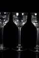 12 Edle Weingläser Mit Blätter Gravur 250 Ml Weißwein Gläser Wein Glas H 18 Cm Glas & Kristall Bild 1