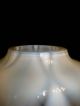 Studioglas Vase Mit Unterfang In Opalweiß,  50er/60er Sammlerglas Bild 4