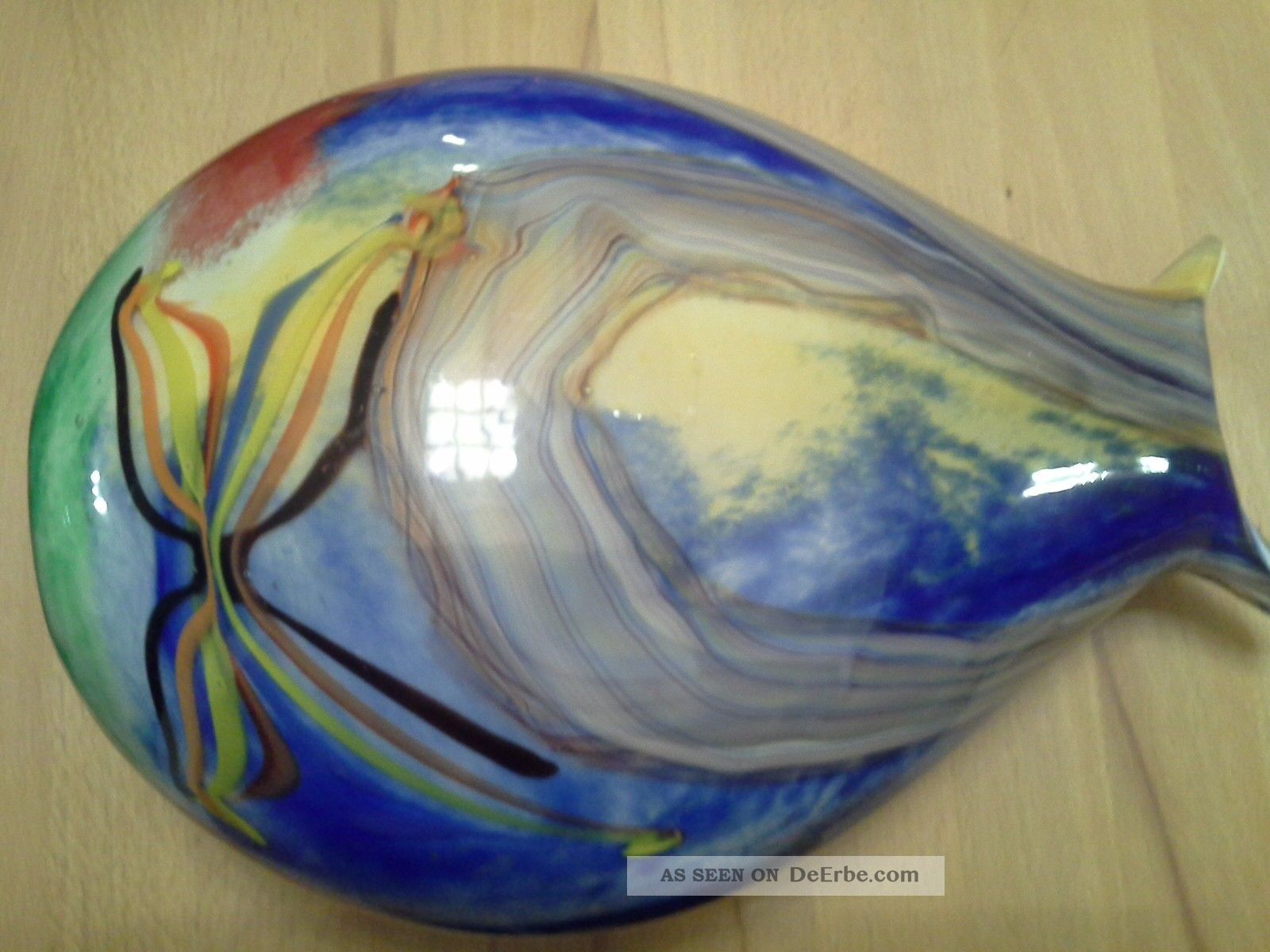 Murano Vase Glas & Kristall Bild