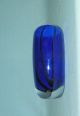 Traumhafte Blaue Überfangvase Ca 2,  3 Kg Schwer Hersteller?? Glas & Kristall Bild 1