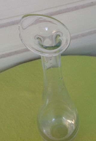 Wunderschöne Glas Vase - Kristall - Zeitloses 80er Jahre Design - Solitärblume Bild