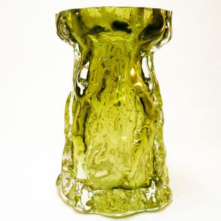 Ingrid Glas Bark Vase • German Mid Century Art Glass • 70 ' S Modernist Design Bild