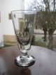 1 Glas - Alt (um 1900) - Groß - Facett.  - Schwer - Kelchglas - Frankr.  16/315 Glas & Kristall Bild 3