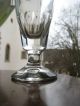 1 Glas - Alt (um 1900) - Groß - Facett.  - Schwer - Kelchglas - Frankr.  16/315 Glas & Kristall Bild 4