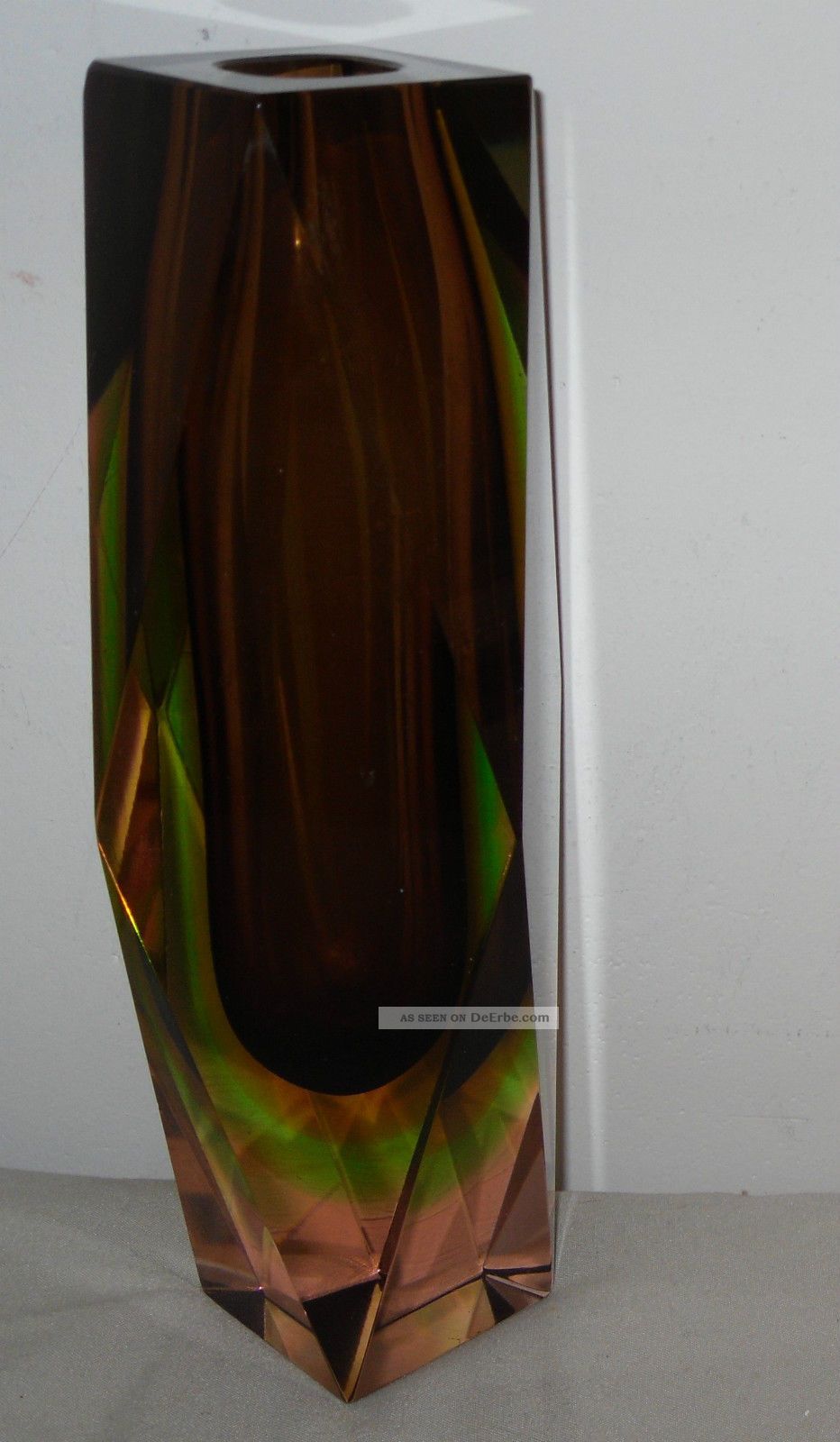 Vase,  Tischvase,  2 - Farbig,  23 Cm, Glas & Kristall Bild