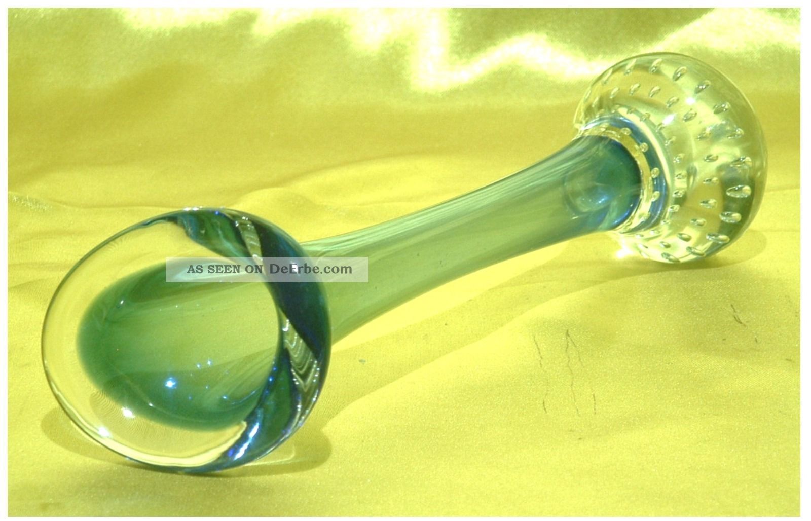 Murano - Stielvase Mit Schwerem Fuss Glas & Kristall Bild