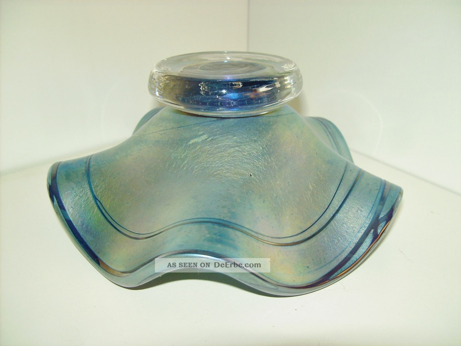 Joska Bodenmais Glas Schale, Irisierend, „iris“ Serie Von 1990 2002, Vase