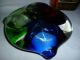 Aschenbecher Murano Glas 3 - Farbig Rot Blau Grün,  Klarglas Plan Geschliffen Glas & Kristall Bild 3