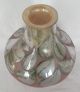 Glas Vase,  Blumenvase,  Eisch Matt Mit Irisierendem Muster Sammlerglas Bild 1