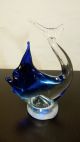 Murano Glas Fisch Skulptur Wunderschön - 50er J.  - Alt Und Sehr Schwer - Vintage Glas & Kristall Bild 2