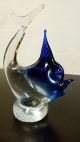 Murano Glas Fisch Skulptur Wunderschön - 50er J.  - Alt Und Sehr Schwer - Vintage Glas & Kristall Bild 8
