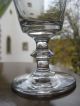 2 Gläser - Alt - Schwer - Dickw.  - Elsass/frankr.  11/350 Glas & Kristall Bild 3