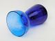 Alte Kleine Hyazinthen - Vase Kobaltblaues Glas In Form Geblasen H 13 1930/mka69 Sammlerglas Bild 1