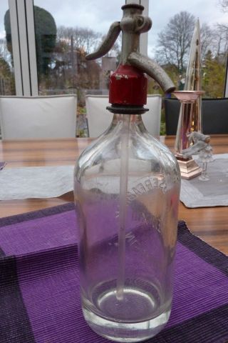 Sodaflasche Siphon Flasche Der Fa.  Ammersin,  Wien Xiii Bild