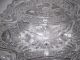 Schöne Alte Kristall - Schale Oval Auf 4 Schnecken - FÜssen Tier Motiv Vogel Kristall Bild 2