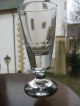 1 Glas - Alt (um 1900) - Groß - Facett.  - Schwer - Kelchglas - Frankr.  15/335 Glas & Kristall Bild 4