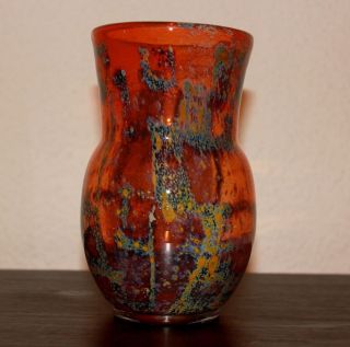 Schöne Art Deco Ikora Glas Vase Wmf Einzigartige Vase Bild